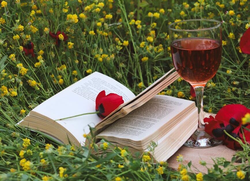 Feed upon the dainties that live in a book